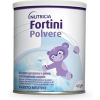 Nutricia Fortini Alimento a Fini Medici Speciali Ipercalorico in Polvere Gusto Neutro, 400g