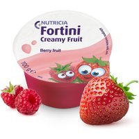 Nutricia Fortini Creamy Fruit Supplemento Nutrizionale Orale Altamente Palatabile Gusto Frutti Rossi, 4x100g