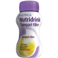 Nutricia Nutridrink Compact Fibre Supplemento Nutrizionale Completo con Fibre Gusto Vaniglia, 4x125ml