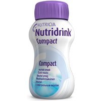 Nutricia Nutridrink Compact Supplemento Nutrizionale Completo in Volume Ridotto Gusto Vaniglia, 4x125ml
