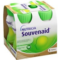 Nutricia Souvenaid Trattamento Nutrizionale del Declino Cognitivo Legato all'Età Gusto Caffè, 4x125ml