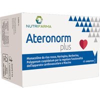Nutrifarma Ateronorm Plus Integratore Funzionalità Cardiovascolare, 60 Compresse