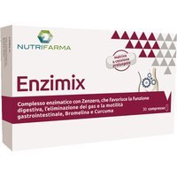 Nutrifarma Enzimix Integratore Alimentare Apparato Gastrointestinale, 30 Compresse