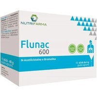 Nutrifarma Flunac 600 Integratore Alimentare Vie Respiratorie, 10 stick