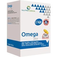 Nutrifarma Omega Plus 79% Integratore Benessere Cardiovascolare, 60 perle