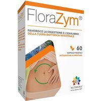 Nutrigea Gut - Florazym Integratore Alimentare, 60 Capsule