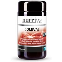 Nutriva Coleval Integratore Alimentare Benessere Cardiovascolare, 60 Compresse