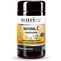Nutriva Natural C Integratore Alimentare, 60 Compresse Masticabili