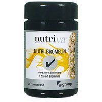 Nutriva Nutri Bromelin Integratore Alimentare, 30 Compresse