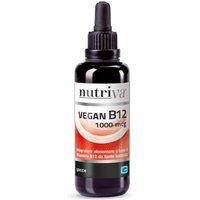 Nutriva Vegan B12 1000mcg Integratore Alimentare, 30ml