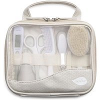 Nuvita Beauty Set Bambino Termometro + Spazzola + Pettine + Aspiratore Nasale + Forbice + Tagliaunghie + 4 Limette