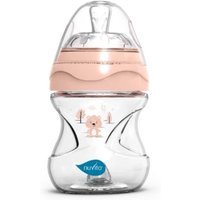 Nuvita Biberon Anticolica da 150ml con Tettarella a Flusso Lento Colore Rosa, 1 Pezzo