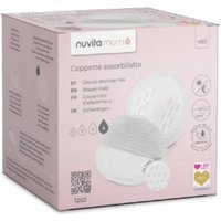 Nuvita Coppette Assorbilatte Monouso Giorno e Notte, 60 coppette