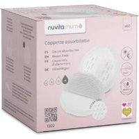 Nuvita Mum - Coppette Assorbilatte Monouso per Giorno e Notte, 30 Pezzi