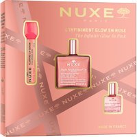 Nuxe Cofanetto Huile Prodigieuse Or Florale Glow Olio 50ml + Siero Labbra 8ml + Mini Olio 10ml