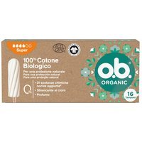 O.B. Organic Super Assorbenti Interni per Flusso Intenso, 16 Pezzi