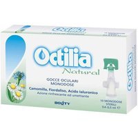Octilia Natural Gocce Oculari per Occhi Irritati e Arrossati, 10 Flaconcini