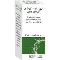 Offhealth AloCross Gel - Soluzione oftalmica lubrificante per la secchezza oculare, 8 ml