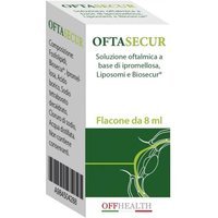 Offhealth Oftasecur Soluzione Oftalmica Lubrificante, 8ml