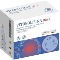 Offhealth Vitreolisina Plus - Integratore antiossidante per la capacità visiva, 30 bustine