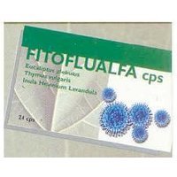 Oh International Fitoflualfa - Integratore per mal di gola ad azione emolliente, 24 capsule