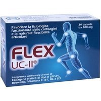 Oh International Flex UC-II - Integratore per la funzionalità articolare, 30 capsule da 500 mg