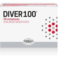Omega Pharma Diver 100 Integratore Sistema Digerente e Intestinale, 20 Compresse