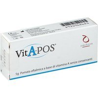 Omikron Vitapos Pomata Oftalmica a base di Vitamina A, 5g