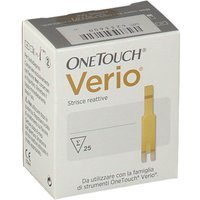 OneTouch Verio Strisce Reattive Misurazione Glicemia, 25 Strisce