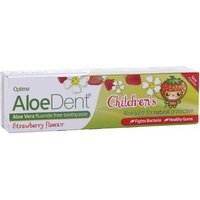 Optima Naturals AloeDent - Dentifricio Junior per Bambini Gusto Fragola, 50ml