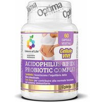 Optima Naturals Colours Of Life - Acidophilus Bifido Complex e Zinco, 60 Capsule