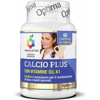 Optima Naturals Colours Of Life - Calcio Plus Integratore Ossa, 60 Compresse