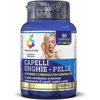Optima Naturals Colours Of Life - Capelli Unghie Pelle Integratore, 60 Compresse