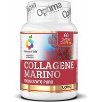 Optima Naturals Colours Of Life - Collagene Marino Integratore Pelle, 60 Capsule