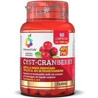 Optima Naturals Colours Of Life - Cranberry Integratore Vie Urinarie,60Compresse