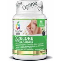 Optima Naturals Colours Of Life - Gonfiore Tripla Azione, 60 Capsule