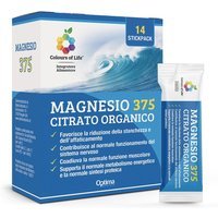 Optima Naturals Colours Of Life - Magnesio 375 Citrato Organico, 14 Stick