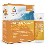 Optima Naturals Colours Of Life - Magnesio e Potassio 100% Citrati, 14 Stick