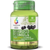 Optima Naturals Colours Of Life - Sambuco Formula Integratore, 60 Capsule