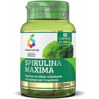 Optima Naturals Colours Of Life - Spirulina Maxima Integratore, 60 Compresse