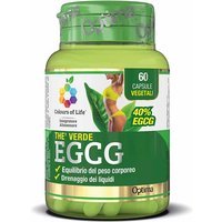 Optima Naturals Colours Of Life - Thè Verde EGCG Integratore Peso, 60 Capsule