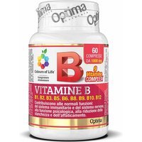 Optima Naturals Colours Of Life - Vitamine B Complex Integratore, 60 Compresse