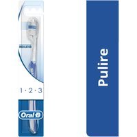 Oral-B 1.2.3 Indicator 35 Medie Spazzolino Manuale Adulti Delicato, 1 Pezzo