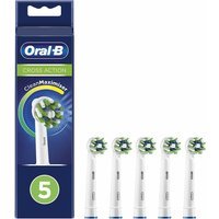 Oral-B CrossAction Testine di Ricambio con Tecnologia CleanMaximiser, 5 Pezzi