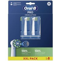 Oral-B CrossAction Testine di Ricambio per Spazzolino Elettrico, 8 Pezzi