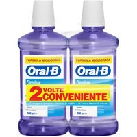 Oral-B Fluorinse Collutorio Anticarie e Protezione Placca Bipacco, 2 x 500ml