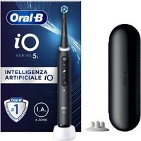 Oral-B iO - 5S Spazzolino Elettrico Ricaricabile Nero con Custodia da Viaggio