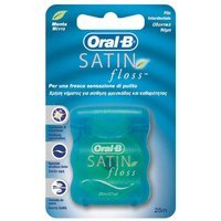 Oral-B Satin Floss Filo Interdentale Satin Tape al Sapore di Menta, 25 Metri