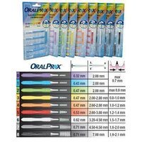 Oralprox Interdentali Misura 6 Colore Bianco, 6 spazzolini