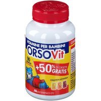 Orsovit Integratore Alimentare di Vitamine Per Bambini, 90 Caramelle Gommose